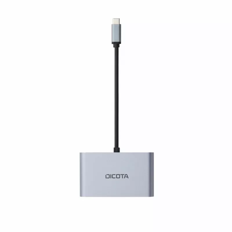 Stacja dokująca DICOTA D32064 do urządzeń mobilnych Tablet/Smartfon/Laptop Srebrny
