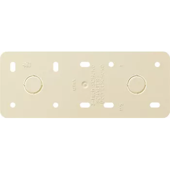 GIRA 008313 Płyta ścienna / osłona przełącznika Beżowy - Biały (008313)