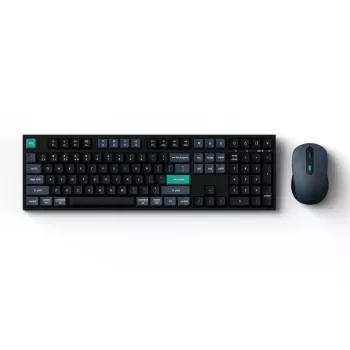 Klawiatura Keychron B36 + BM25 pełnowymiarowa 100% QWERTY angielska, USB + RF bezprzewodowa + Bluetooth, przełączniki nożycowe, czarna, mysz w zestawie