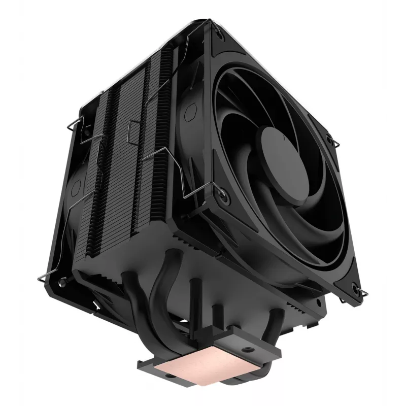 Chłodzenie procesora Cooler Master V4 Alpha 3DHP, wentylator 120 mm, kompatybilne z LGA1700/AM5, czarne