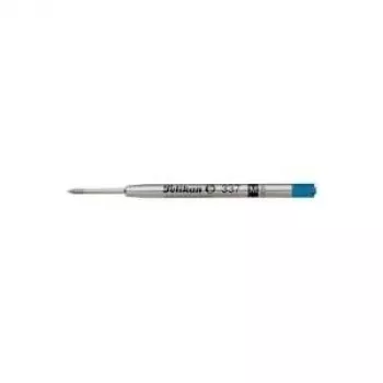 Wkład do pióra kulkowego Pelikan Jumbo 337, M, niebieski do pióra kulkowego Pelikan Big Size srebrny K77 - (915439)