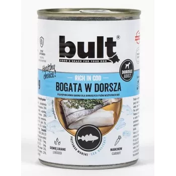 Mokra karma dla psa BULT Rich in cod 800 g saszetka — kompletna mokra karma dla dorosłych psów, 800 g