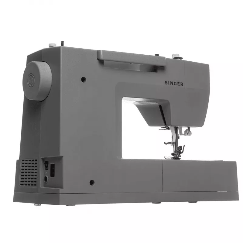 SINGER automatic sewing machine HD6605 — electric, 1-step buttonhole, free arm, szary, 6 kg