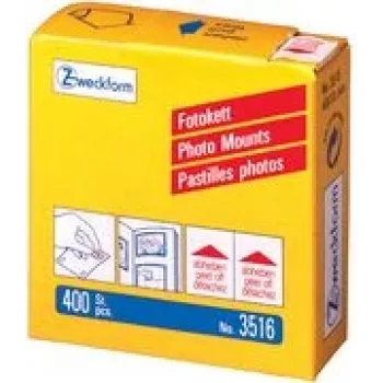 AVERY dwustronne kwadraty montażowe do zdjęć 12×12 mm, 400 sztuk w dozowniku (PH3516)