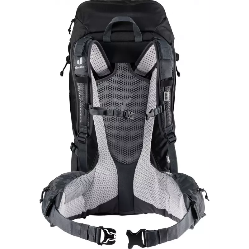 Plecak Deuter Futura Pro 38 L — 38 L plecak turystyczny i wspinaczkowy, wentylowane plecy, pas biodrowy, pas piersiowy, czarny