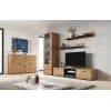 Cama living room sideboard UNI lefkas oak/Czarny