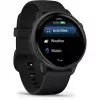 Garmin vívoactive 6 3,05 cm (1,2) AMOLED 42 mm Cyfrowy 390 x 390 pikseli Ekran dotykowy Czarny Wi-Fi GPS (satelitarny)