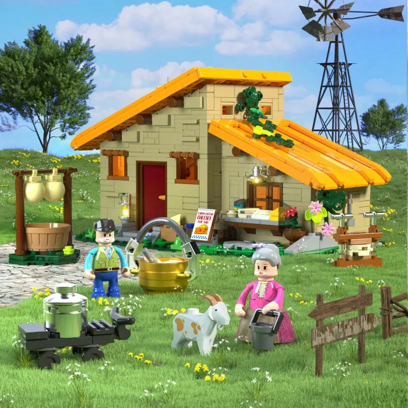 Lumibricks Farm Cheese House Building Set