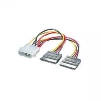 Kabel Y-adapter ROLINE 4-pin HDD / 2x SATA (11.03.1050)
