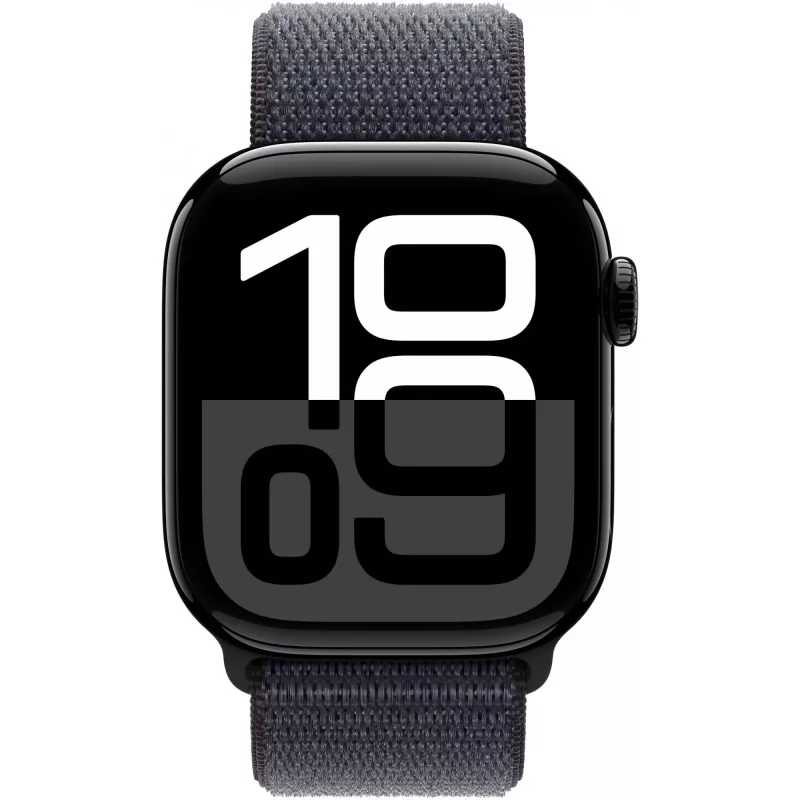 Apple Watch 10 42mm GPS+4G Alu Sport Loop Jet Czarny/Ink