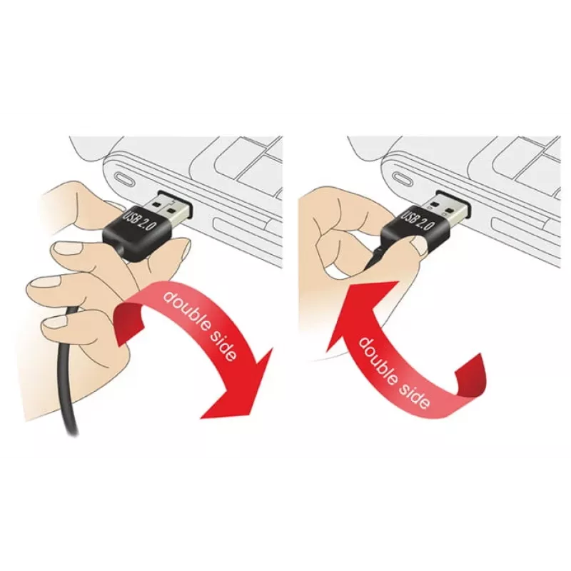 Kabel USB DeLOCK 3m USB 2.0 A - mini USB m/m