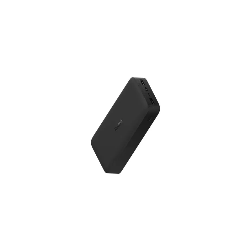 Xiaomi Mi 20000mAh Redmi Power Bank: 2 porty USB-A, szybkie ładowanie dwóch urządzeń jednocześnie, podwójne wejście Micro-USB/USB-C, przenośna ładowarka do telefonów