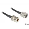 Kabel koncentryczny LMR195 DeLOCK 88683 6 m czarny