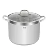 Resto Kitchenware Libra 13 L okrągły garnek ze stali nierdzewnej 22 cm