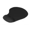 Podkładka pod mysz IB0X IMP003 z podpórką pod nadgarstek, czarna, 190×230 mm