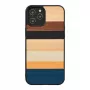 Etui ochronne Man and Wood do iPhone'a 12 / 12 Pro, czarne