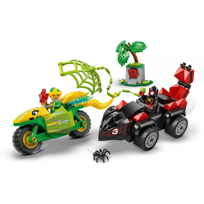 LEGO MARVEL 11198 Pościg Spina i Electro w pojazdach dinozaurów