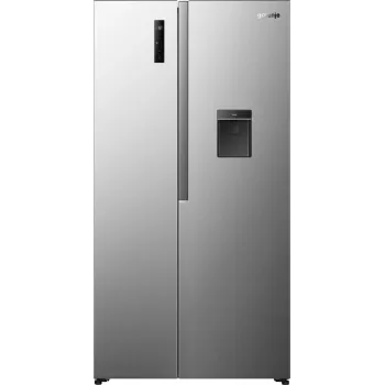 Gorenje HZF55082 NRS917E41XWD G400, wolnostojąca, drzwi amerykańskie, szary, 2 drzwi, dotykowy, LED