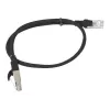 Patchcord cat.5e 0.5M UTP czarny