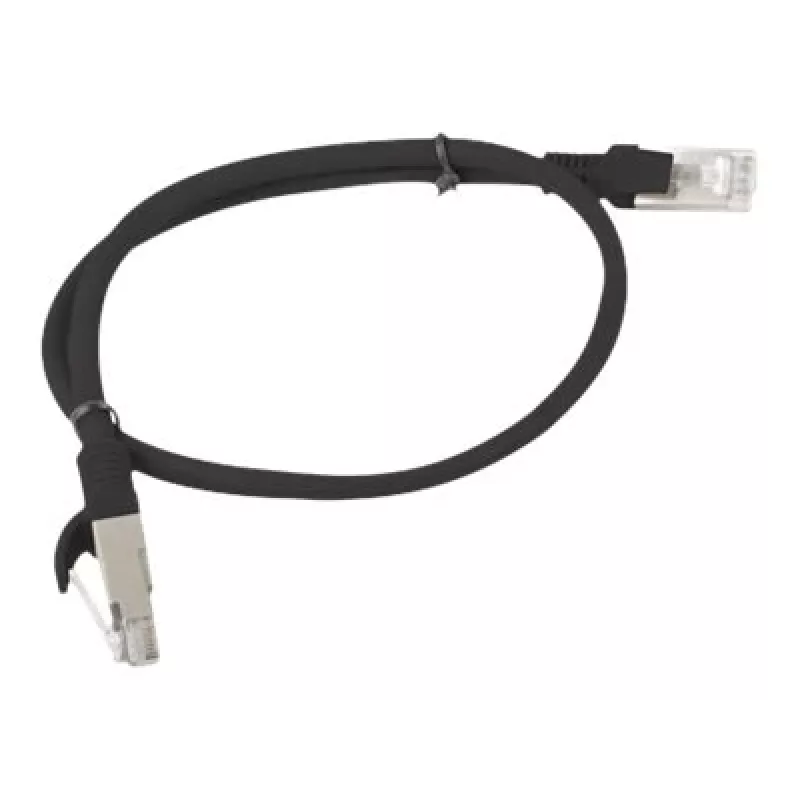 Patchcord cat.5e 0.5M UTP czarny