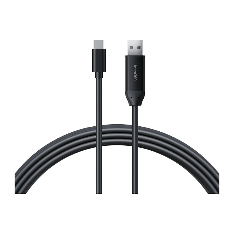 Kabel USB-A na USB-C Insta360 Connect Extra Długi 10 m — kabel do transmisji danych i ładowania dla urządzeń USB-C