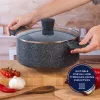 Zestaw patelni Russell Hobbs RH02818EU7, 5-częściowy zestaw kamionkowych naczyń kuchennych