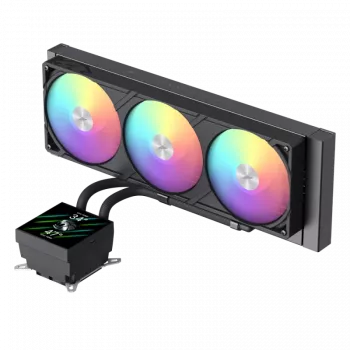 Chłodzenie cieczą CPU Gamemax | GLACIER 360 LCD BK | Intel, AMD