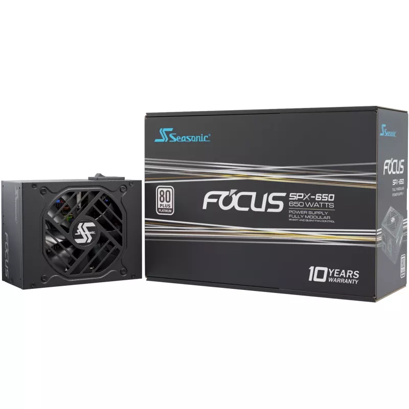 Seasonic FOCUS-SPX-650 zasilacz 650 W 20+4 pin ATX CFX Czarny
