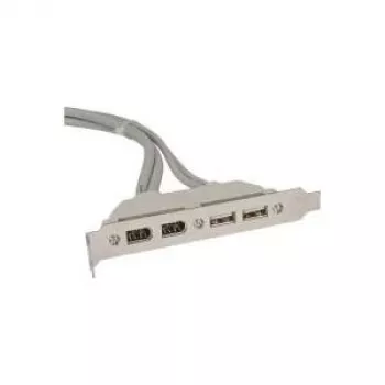Kabel FireWire InLine 33390A 0,40 m szary
