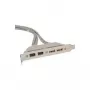 Kabel FireWire InLine 33390A 0,40 m szary