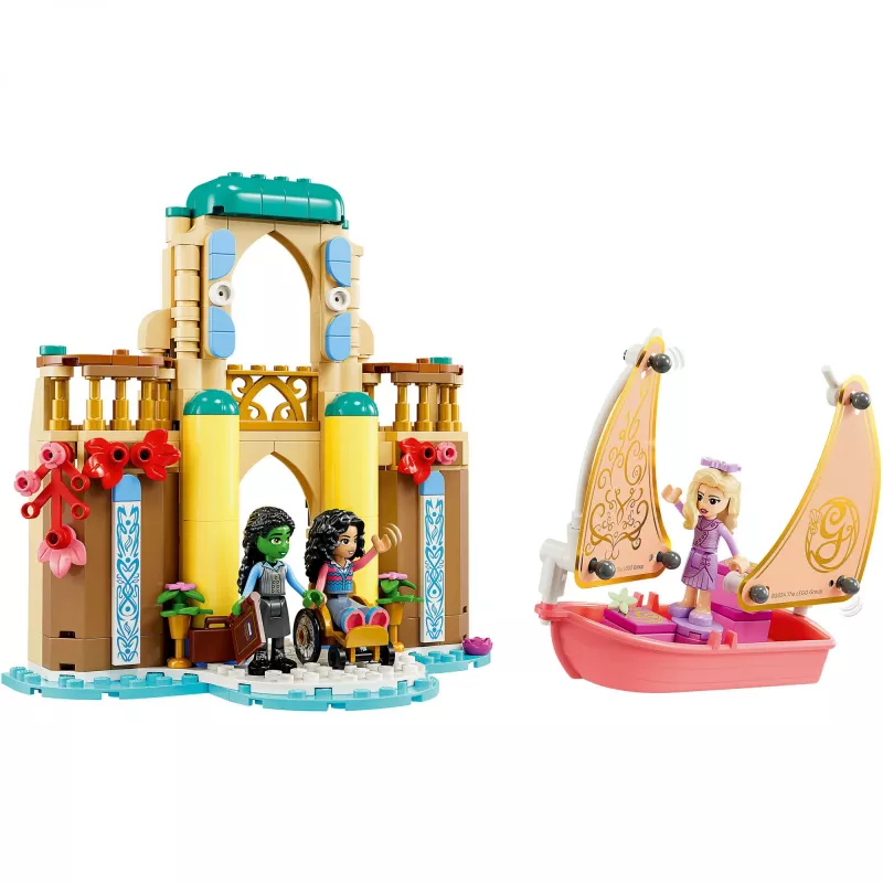 Zestaw konstrukcyjny LEGO 75681 z minifigurkami: Wicked, Glinda, Elphaba, Nessarose oraz Uniwersytet Shiz