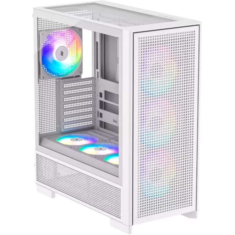 Obudowa PC Silentware Air 2000 A-RGB biały — midi tower z podświetleniem A‑RGB (AIR2000WHITE)