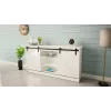 komoda 160x80x35 GRANERO biały/biały połysk