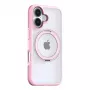 Etui ochronne Torras Ostand R Fusion do iPhone 16 — różowe, smukłe, lekkie, ochrona przed zarysowaniami i drobnymi uderzeniami
