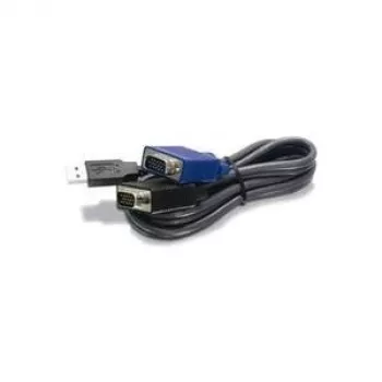 Kabel KVM Trendnet TK-CU15 Czarny 4,5 m