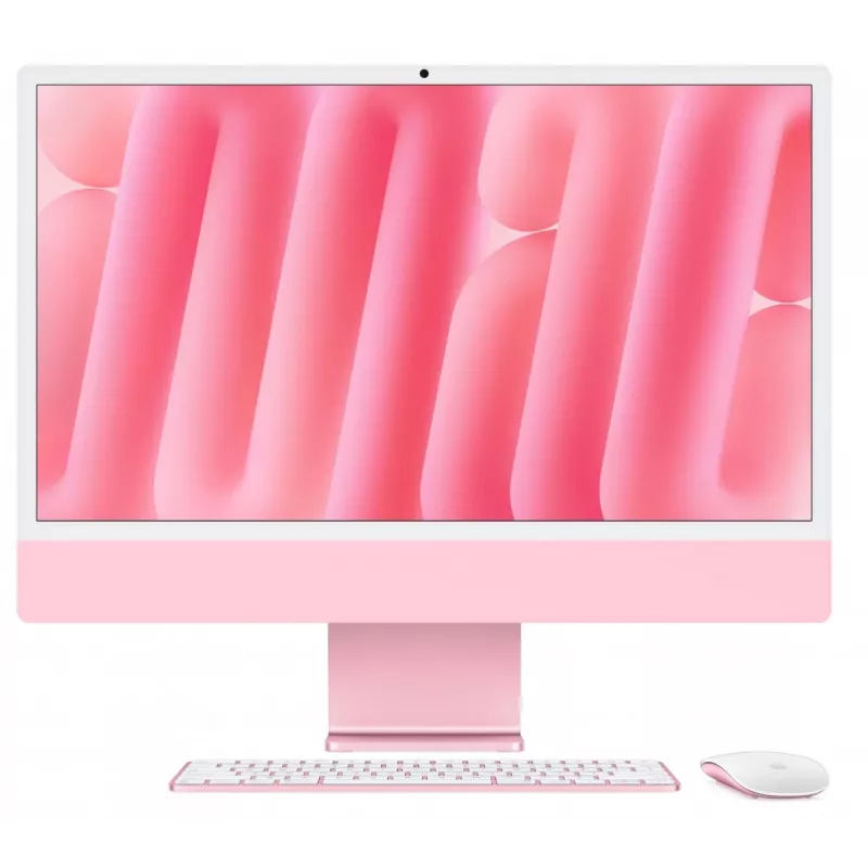 iMac 24 cale: M4 8/8, 16 GB, 256 GB SSD – Różowy
