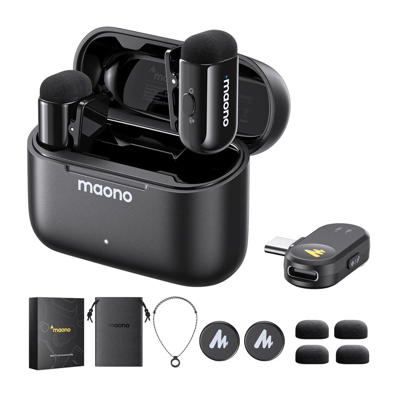 Mikrofon MAONO WM622 PC2 — wysoka czułość, niski poziom szumów dla czystego nagrywania dźwięku