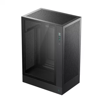 Obudowa PC DeepCool CH170 PLUS Tower Czarny — micro-ATX/mini-ITX, szkło hartowane, USB-C, zasilacz u góry