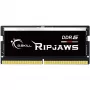 SO-DIMM 64 GB DDR5-5600 (2x 32 GB) Dual-Kit, Arbeitsspeicher schwarz, F5-5600S4040A32GX2-RS, Ripjaws, INTEL XMP