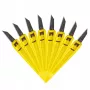 Nóż uniwersalny STANLEY 1-10-601 Metaliczny czerwony/żółty, ostrze łamane, rękojeść 18 cm, opakowanie 50 szt.