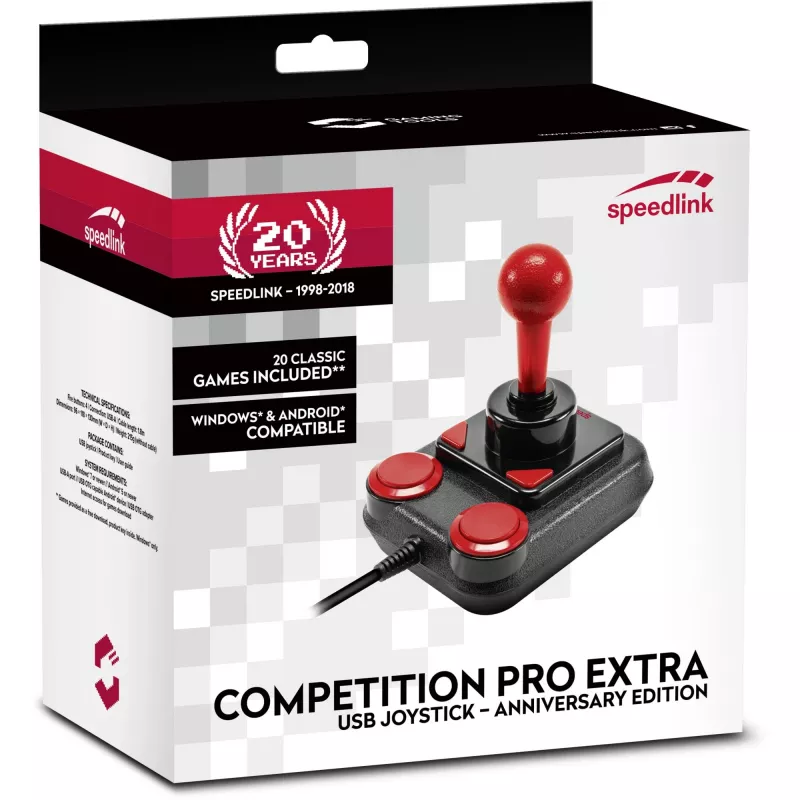 Joystick SPEEDLINK Competition Pro Extra czarno-czerwony