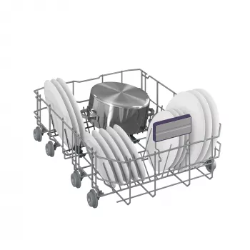 BEKO Wolnostojąca zmywarka BDFS26120WQ, Klasa energetyczna E, Szerokość 45 cm, 6 programów, Silnik inwerterowy, Trzecia szuflada, Biała