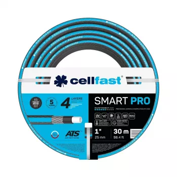 Wąż ogrodowy Cellfast Smart Pro ATS 1 cal 30 m - wytrzymały wąż do podlewania o średnicy 1 cala, długości 30 metrów