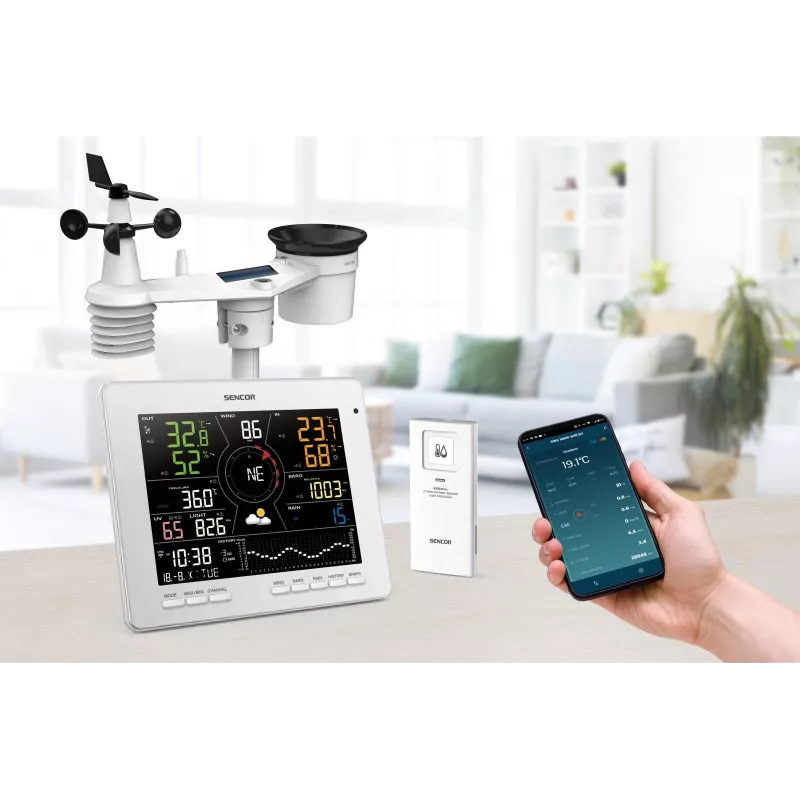 Stacja pogodowa SWS 16600 WiFi 7 w 1