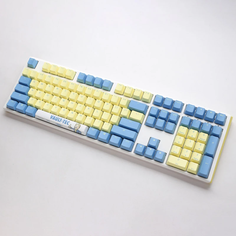 Ducky x Fallout Vault-Tec Limited Edition One 3 Gaming klawiatura + myszpad - MX-Niebieski (US)