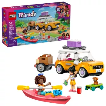 Zestaw konstrukcyjny LEGO Friends 42659 Przygoda w podróży z przyjaciółmi, 220 elementów, 2 minifigurki, wiek 6+