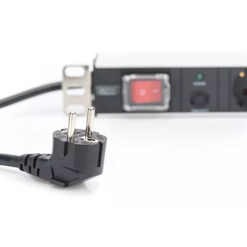 Listwa zasilająca Digitus DN-95403 z zabezpieczeniem przeciążeniowym