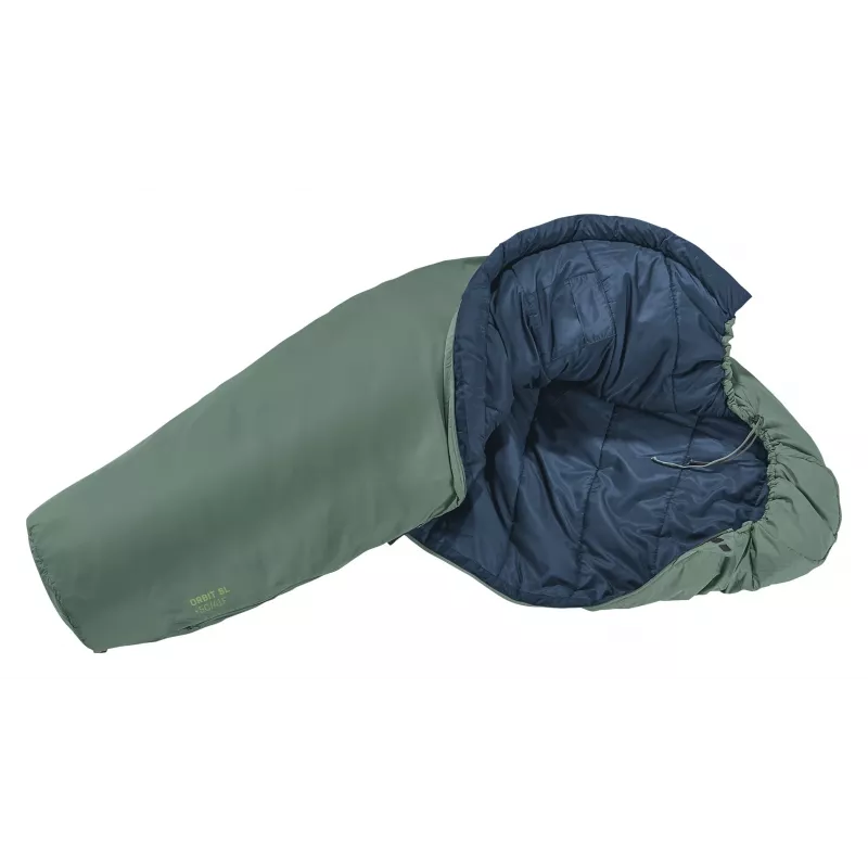 Śpiwór mumia DEUTER Orbit SL +5°C / 41°F — szerokość 750 mm, głębokość 480 mm, Ripstop PES, zielony