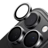 Szkło ochronne na aparat Torras do iPhone 16 Pro Max — Lensguard, czarny