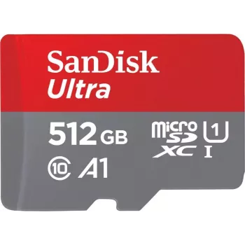 SanDisk microSDHC Ultra 512 GB (UHS-1/Kl.10/100 MB/s) + adapter, tablet (00215485)